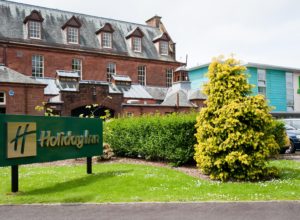 Front exterior shot of Holiday Inn Dumfries, owned and operated by Jupiter Hotels