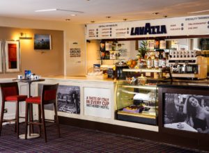 The coffee shop at Mercure Wetherby Hotel